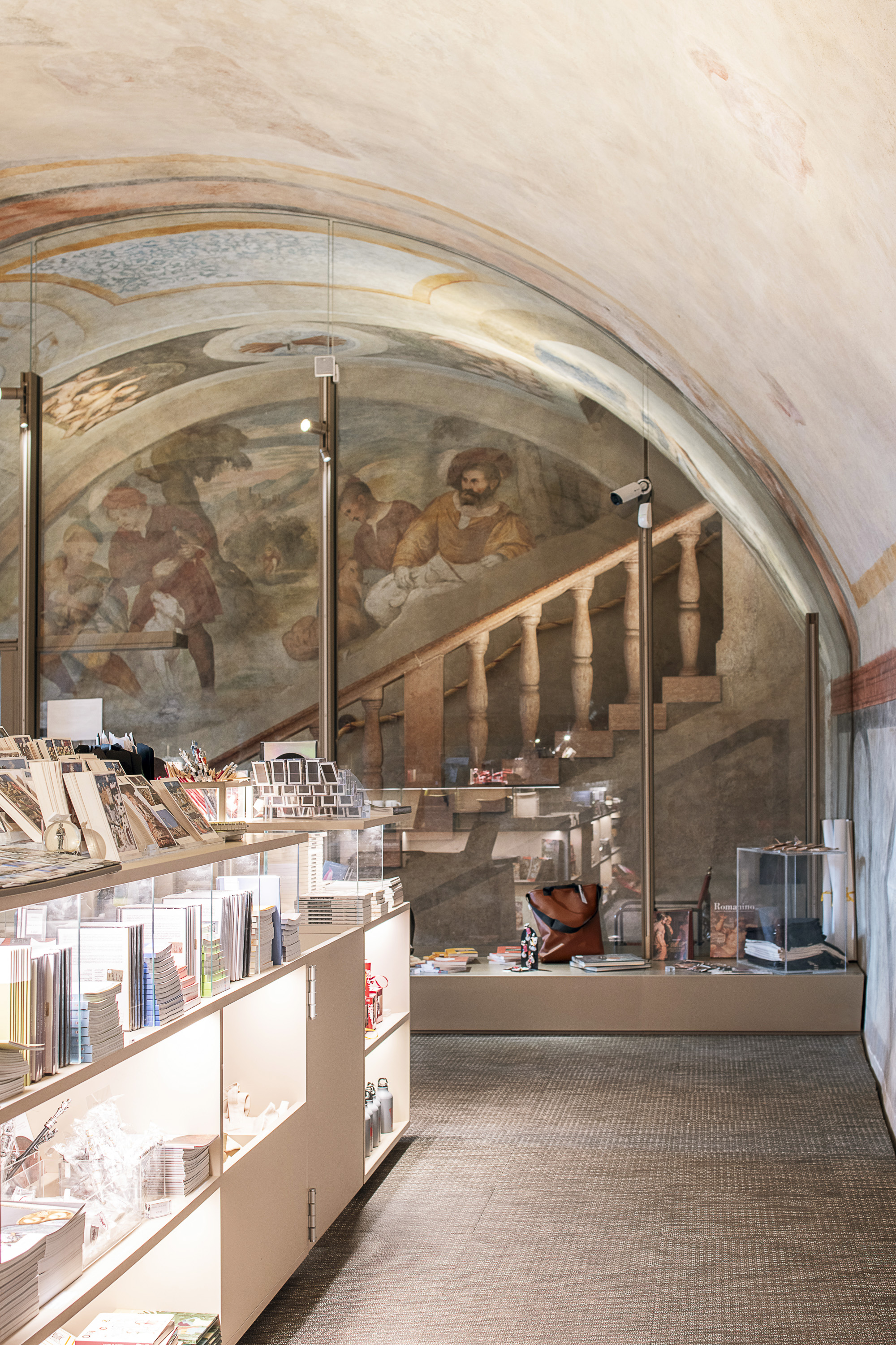 bookshop castello del buonconsiglio allestimento museale