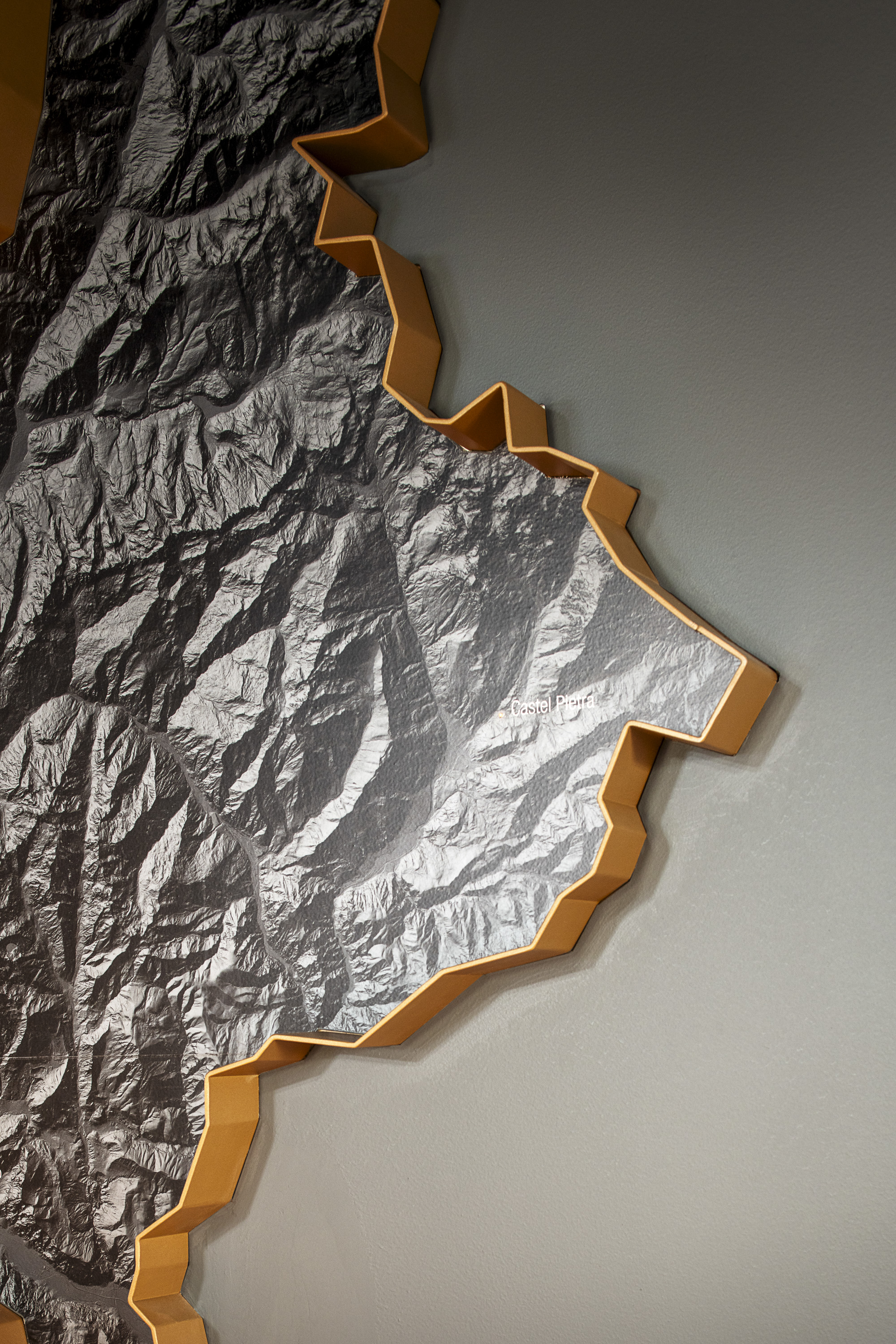 sala delle marangonerie castello del buonconsiglio allestimento museale