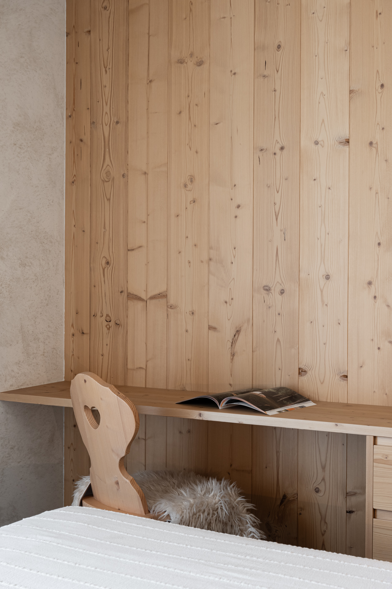 rivestimento in perline in legno di abete evaporato